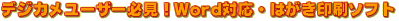 �f�W�J�����[�U�[�K���IWord�Ή��E�͂�������\�t�g