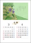 万葉の花カレンダー 3・4月＜すみれ＞