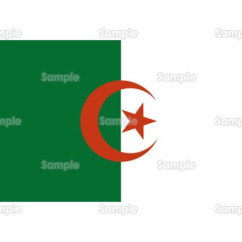 国旗-アルジェリア