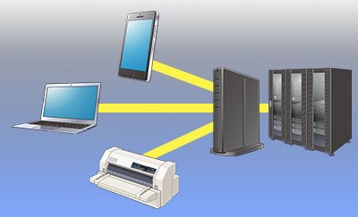 ネットワーク図・システム構成図・設備案内などの作成に　－機器イラスト－