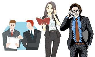 イラスト-ビジネス　人物のテンプレート一覧へ