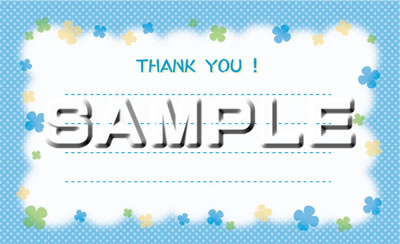 THANK YOUクリエーターオリジナル・メッセージカードテンプレート