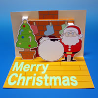 ポップアップ クリスマスカード