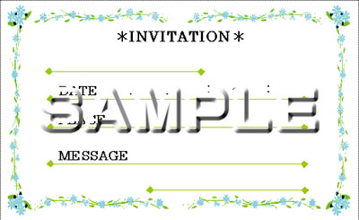 INVITATION CARDbZ[WJ[hev[g