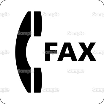 無料イラスト 写真 ファックス Fax 素材集 テンプレートbank