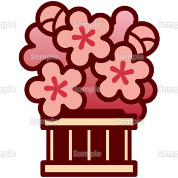 無料イラスト 写真 ひな飾り 桜 ひな祭り 素材集 テンプレートbank