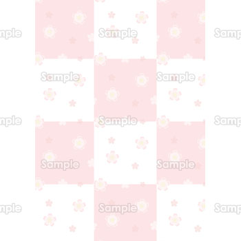 無料イラスト 写真 桜柄の背景10 背景 素材集 テンプレートbank