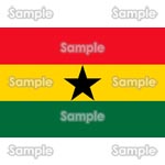 国旗-ガーナ