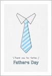 ストライプのネクタイの父の日カード