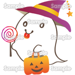 ハロウィンのかわいいオバケ