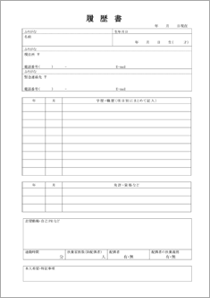 履歴書 性別なし 写真なし のテンプレート 書式 無料ダウンロード ビジネスフォーマット 雛形 のテンプレートbank 履歴書 性別なし 写真なし のテンプレート 書式 無料ダウンロード ビジネスフォーマット 雛形 のテンプレートbank