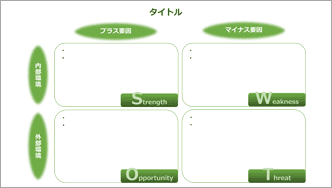 SWOT分析-緑