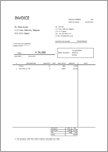 【インボイス制度対応】INVOICE（英語版請求書）