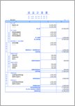 損益計算書（PL）ブルー