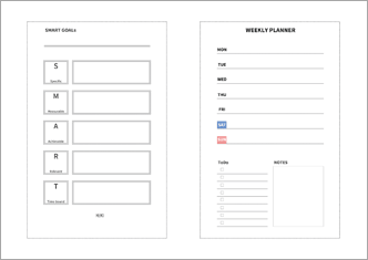 週間SMART目標設定シート