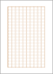 【直接入力対応】原稿用紙（縦書200字詰）茶