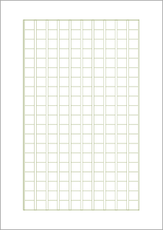 【直接入力対応】原稿用紙（縦書200字詰）緑