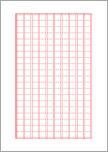 【直接入力対応】原稿用紙（縦書200字詰）赤