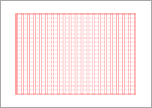 【直接入力対応】原稿用紙（縦書400字詰）赤