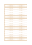【直接入力対応】原稿用紙（横書400字詰）茶
