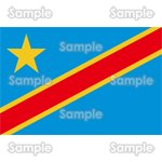 国旗-コンゴ民主共和国