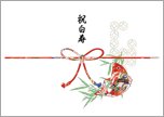 祝白寿－鯛と七宝紋