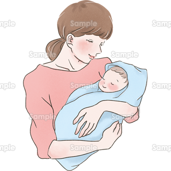 赤ちゃんを抱く母親 のテンプレート 素材 無料ダウンロード ビジネスフォーマット 雛形 のテンプレートbank