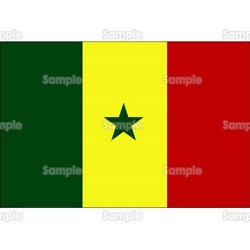 国旗-セネガル