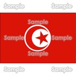 国旗-チュニジア