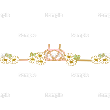 菊と水引 のテンプレート 素材 無料ダウンロード ビジネスフォーマット 雛形 のテンプレートbank