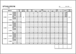 部門別勤怠管理月報