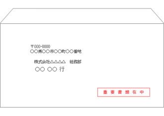 マイナンバー返信用封筒 洋形0号 のテンプレート 書式 無料ダウンロード ビジネスフォーマット 雛形 のテンプレートbank