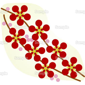 紅梅模様