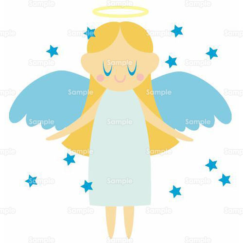 天使 女の子 星 のイラスト 005 0022 クリエーターズスクウェア