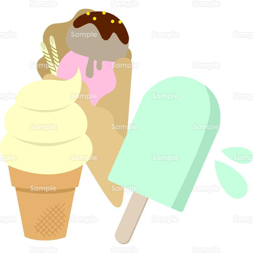 アイス アイスクリーム のイラスト 005 0060 クリエーターズスクウェア