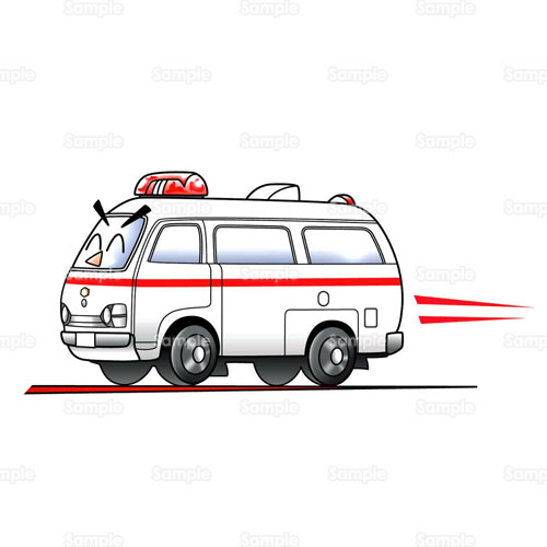 救急車 車 のイラスト 006 0003 クリエーターズスクウェア