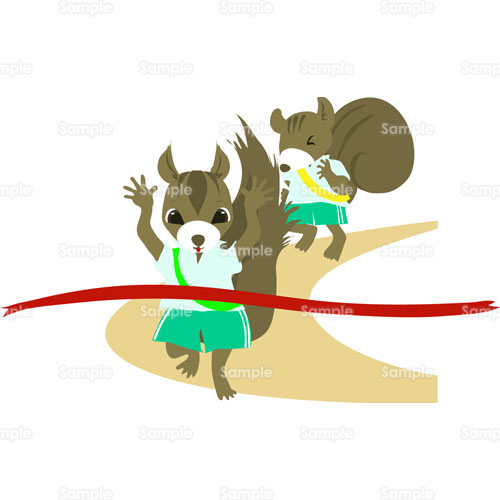 リレー りす のイラスト 019 0064 クリエーターズスクウェア リレー りす のイラスト 019 0064 クリエーターズスクウェア