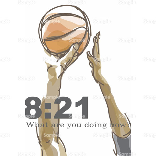 ストリート バスケ バスケットボール 腕 シュート 朝 部活動 のイラスト 041 0002 クリエーターズスクウェア