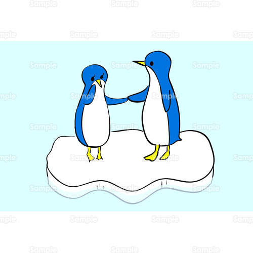 ペンギン 動物園 南極 氷 鳥 のイラスト 042 0016 クリエーターズスクウェア