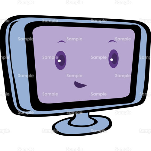 テレビ プラズマテレビ 液晶テレビ デスクトップ のイラスト 043 0145 クリエーターズスクウェア