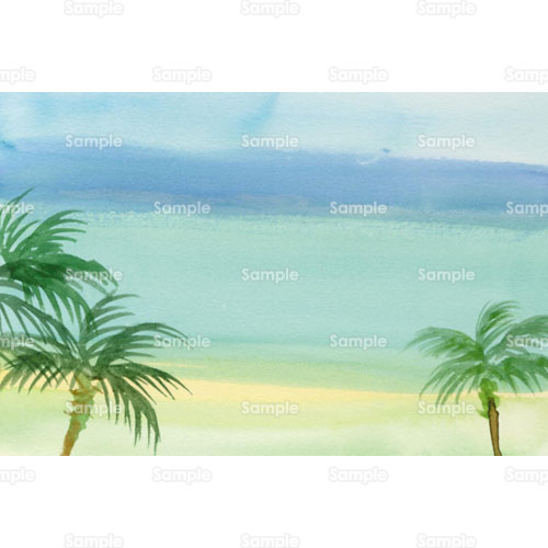 南国 椰子 ヤシ ヤシの木 砂浜 トロピカル のイラスト 058 0028 クリエーターズスクウェア