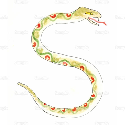 蛇 ヘビ のイラスト 058 0060 クリエーターズスクウェア
