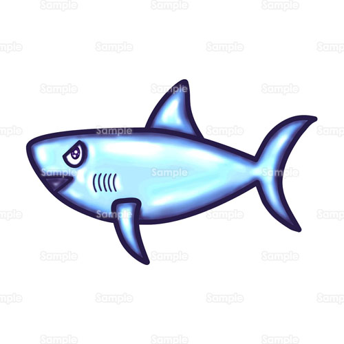サメ 魚 海 うみ さかな のイラスト 059 0046 クリエーターズスクウェア