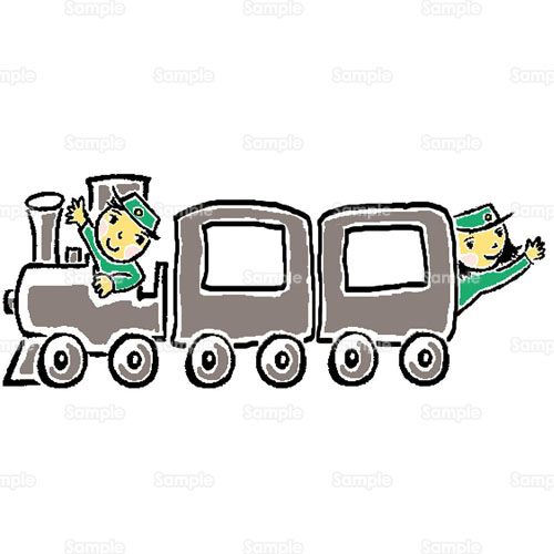 Sl 人物 汽車 絵本 蒸気機関車 鉄道 のイラスト 063 0006 クリエーターズスクウェア