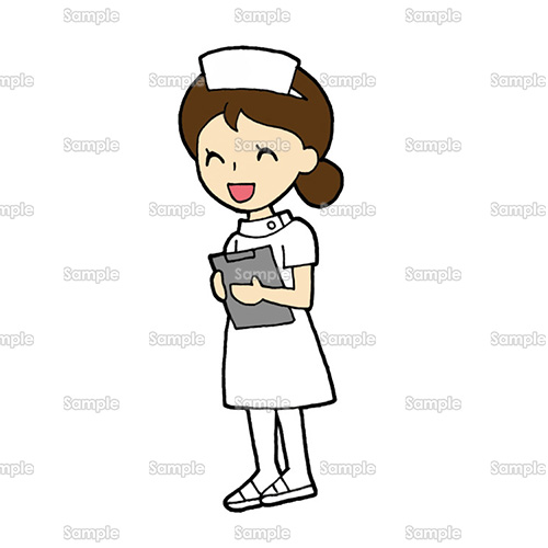 看護師 看護婦 ナース のイラスト 064 0073 クリエーターズスクウェア