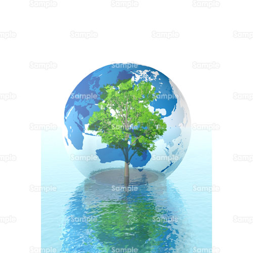 地球 水 木 のイラスト 069 0179 クリエーターズスクウェア