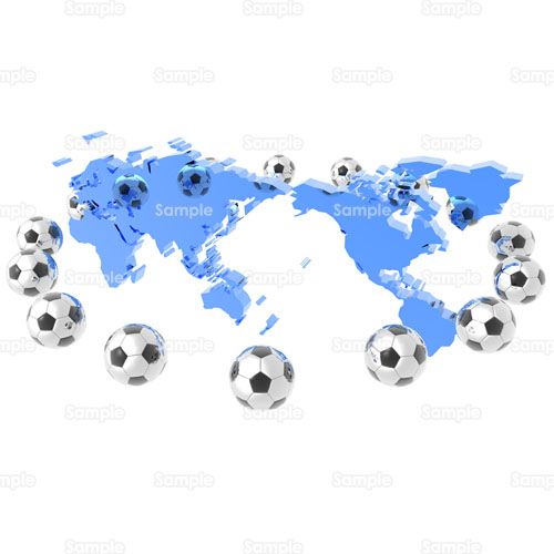 サッカー 世界 サッカーボール のイラスト 069 0193 クリエーターズスクウェア
