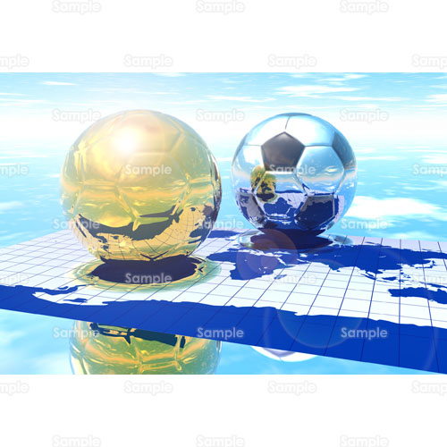 サッカー 世界 サッカーボール 地図 のイラスト 069 0194 クリエーターズスクウェア