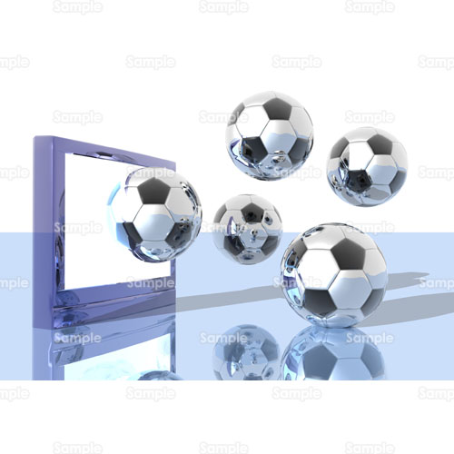 サッカー テレビ 画面 サッカーボール のイラスト 069 0198 クリエーターズスクウェア