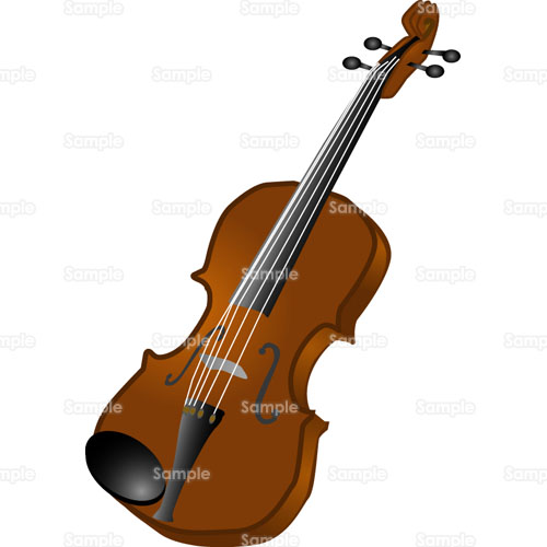 バイオリン 楽器 音楽 のイラスト 079 0011 クリエーターズスクウェア